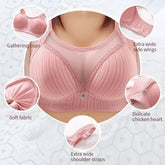 Women's Large Size Wireless Bralette - Comfortable Mesh Underwear - Himpall